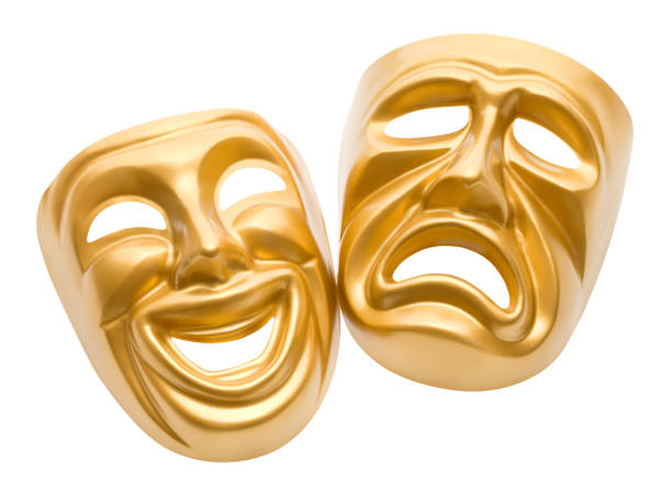maschera teatrale - maschera da commedia foto e immagini stock