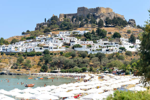 istock Lindos Beach in Rhodes, Greece 897714768