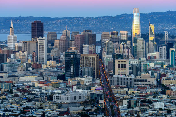 istock San Francisco Skyline Aerial View at sunset 897741250