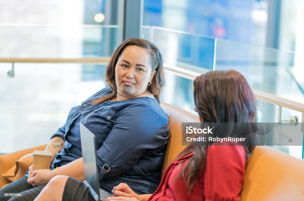 Hui-Unternehmensgruppe Fotoshooting - Lizenzfrei Volk der Maori Stock-Foto