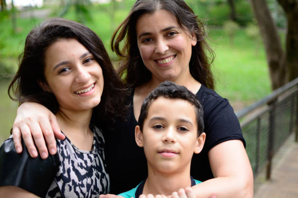 istock Mother, daughter and son 897811542