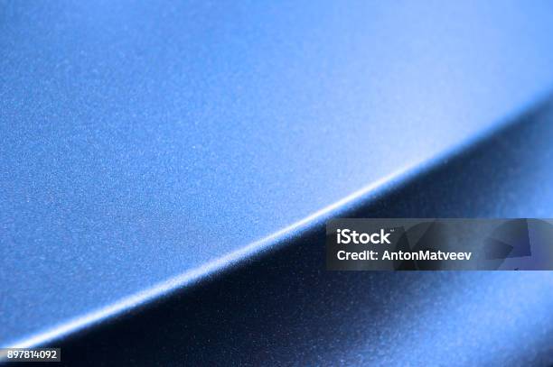 Blue Car Bodywork Stock Photo - Download Image Now - Car, Close-up, Car Bodywork