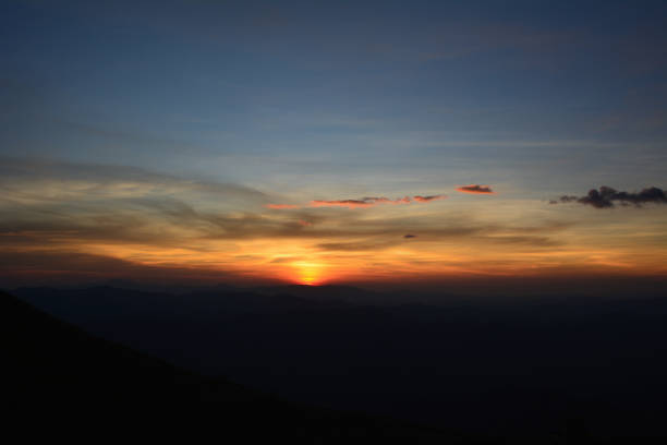 istock Beautiful sunset in mountains. Summer sundown. Wonderful nature background. 897842668