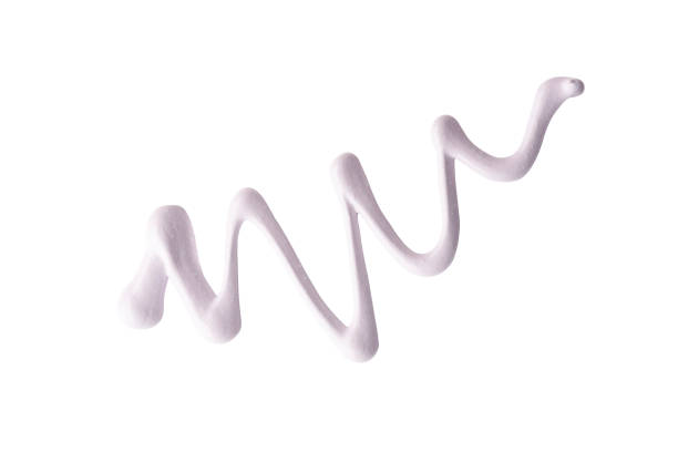 istock Brightening makeup base paint line on background 897848118
