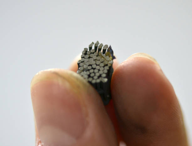 istock A man holds in his hand an object printed on a 3d printer that prints metal 897850306