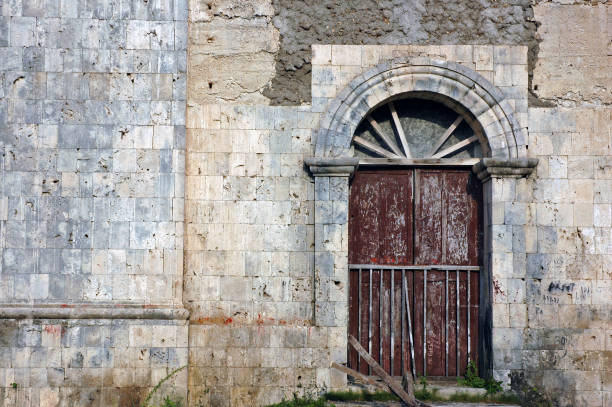 istock Old Bohol Church Ruins 897850900