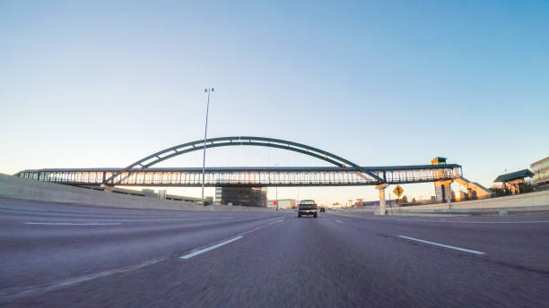 istock Driving South on Interstate I25 early in the morning. 897858088