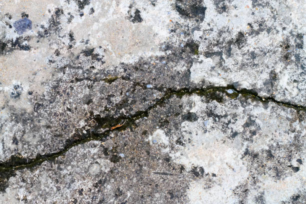 istock fragment crack on concrete floor background 897862916