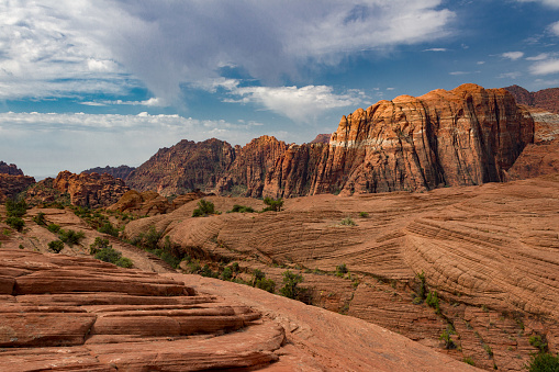 Incredible Snow Canyon State Park near St. George Utah.