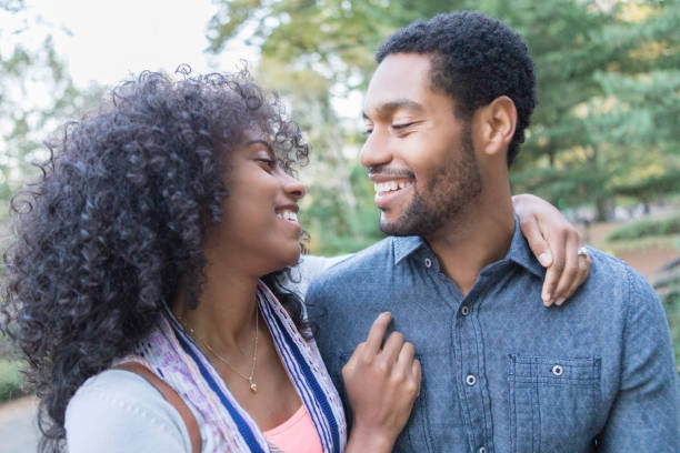 istock Loving couple on romantic outdoor date 897885610