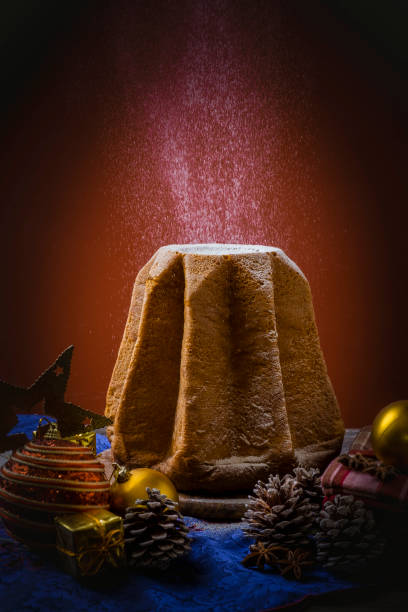 istock Christmas cake typical of Italian tradition called Pandoro 897928166
