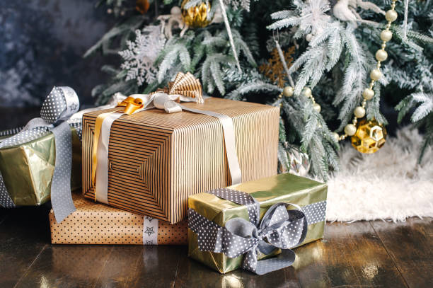 istock Gifts under the Christmas tree 897950874