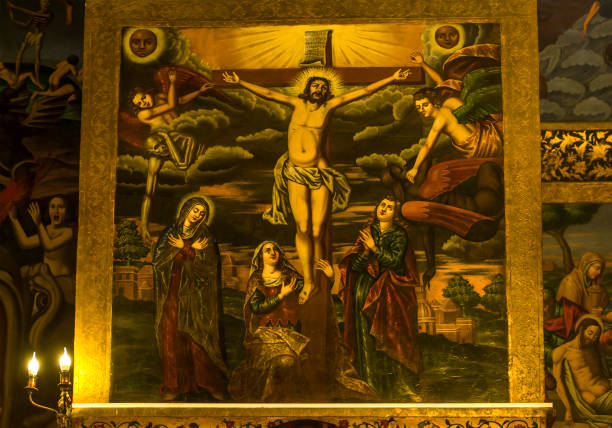 istock Fresco inside Vank Cathedral in Isfahan, Iran 897958650