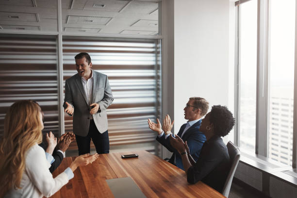 istock Leaders don't accept the praise alone - they share it 898010506