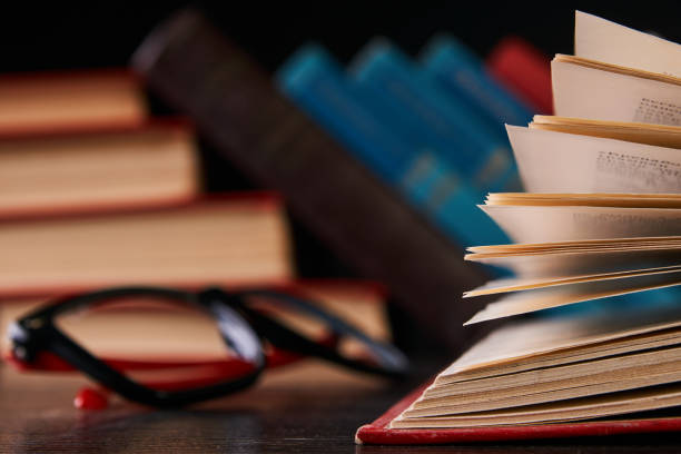 istock Books with books and glasses 898017856