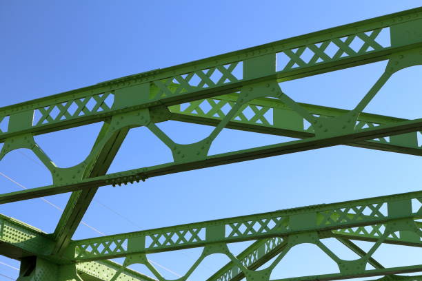 istock Steel frame of bridge 898056458