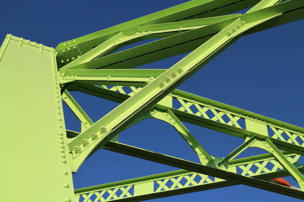 istock Steel frame of bridge 898056504