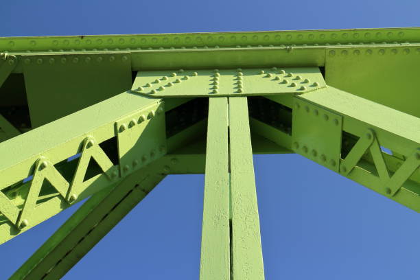 istock Steel frame of bridge 898056508