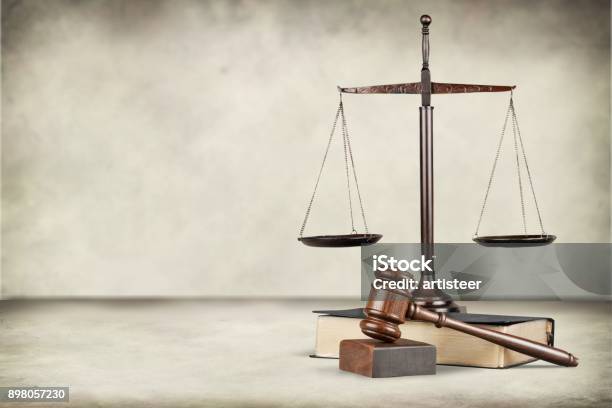 Law Stock Photo - Download Image Now - Authority, Balance, Book