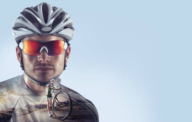 Sport. Professional road cyclist portrait. Sport. Cycling super bike stock pictures, royalty-free photos & images