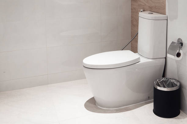 istock White toilet bowl in the bathroom 898070494