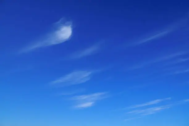 Photo of Clouds flowing in the blue sky