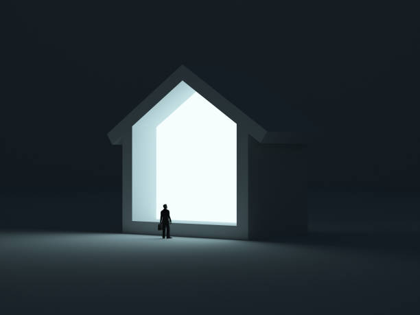 istock The man standing in front of the house 898117748