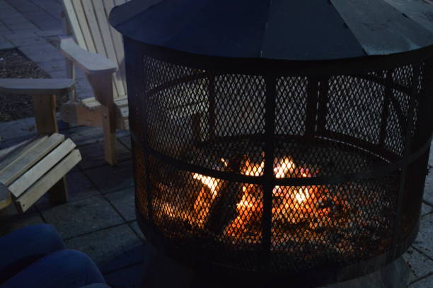 istock Winter Solstice sitting around a cozy outdoor fire 898122950