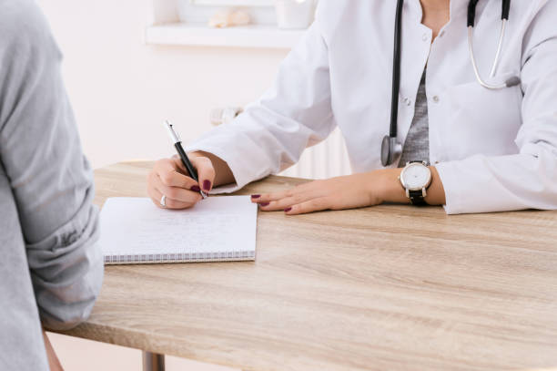 istock Doctor writing a medical prescription 898136366
