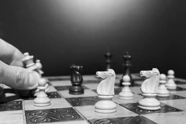 istock Chess photographed on a chessboard 898141184