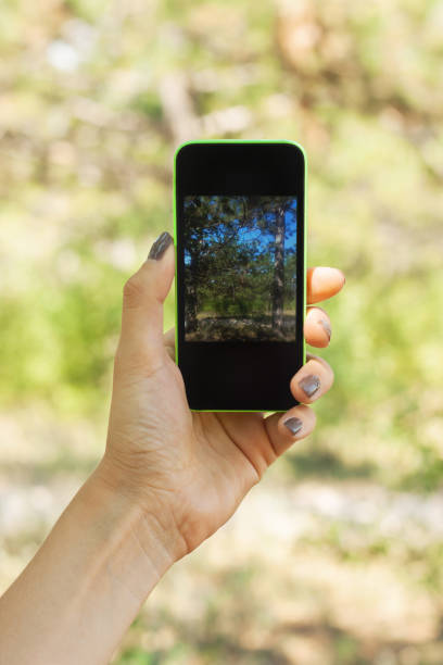 istock female hand holding a phone 898149620