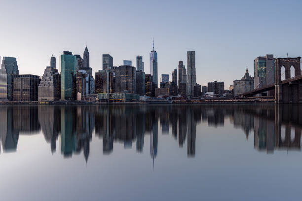 istock New York City skyline with Brooklyn Bridge 898172162