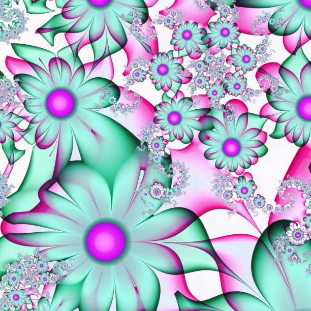 istock Flower patterns. Spring waltz of flowers. 898183048