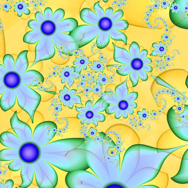istock Flower patterns. Spring waltz of flowers. 898185212