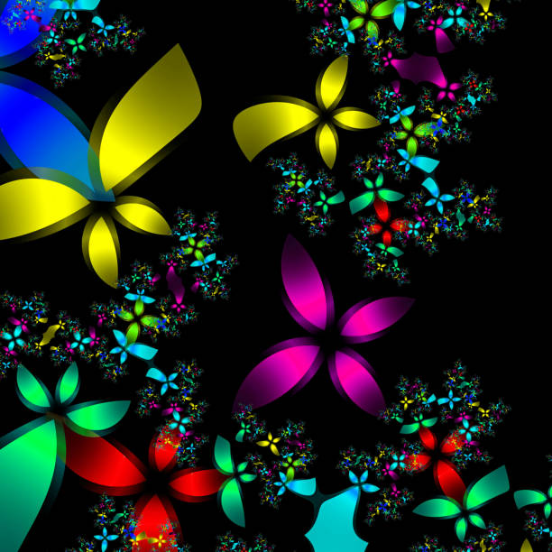 istock Flower patterns. Spring waltz of flowers. 898185548