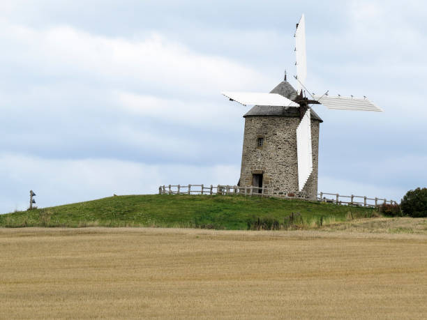 istock Normandy, France. A typical Mill in the field. 898185698