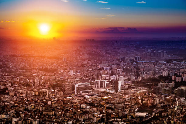 istock Cityscape, view from the height Istambul 898194426