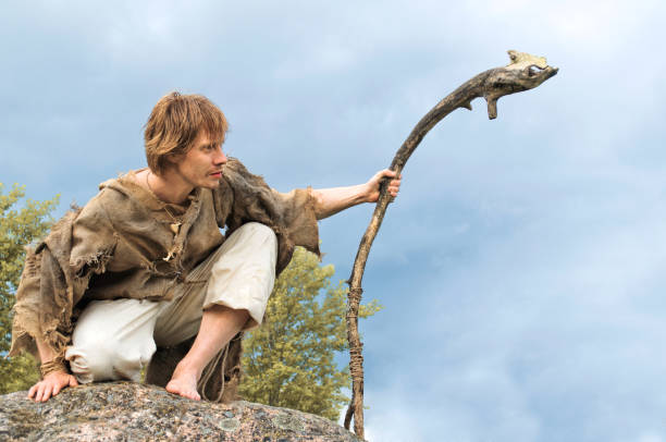 istock medieval image of the druid 898194480