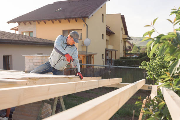 istock Male cadult working on house construction 898203654
