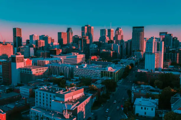 Panoramic View of Montreal