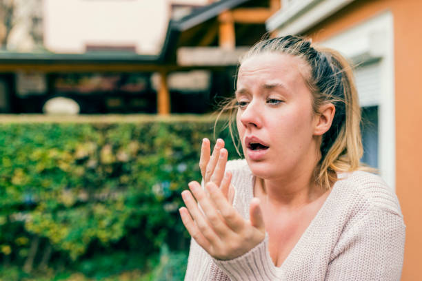 istock Woman has sneezing 898221092