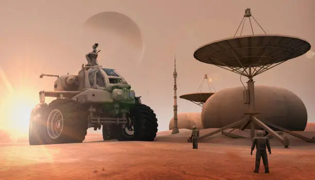 New generation mars rover and colony life on the Mars.