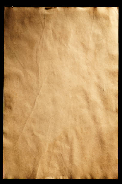 istock Old Paper isolated on Black Background. 898223814