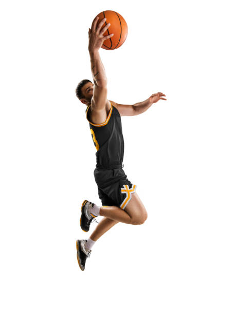 istock one basketball player jump isolation 898225490