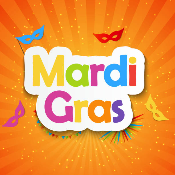 istock Mardi Gras Brochure Template.Celebration Greeting Card Backround. Vecor Illustration 898230410