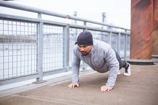 istock Fit Male Exercising in Urban Environment 898244672