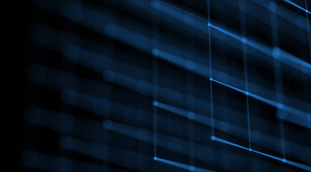 istock Electric plexus modern cold blue futuristic virtual technology background, Telecomunications concept, Network net digitally generated image. 898250344