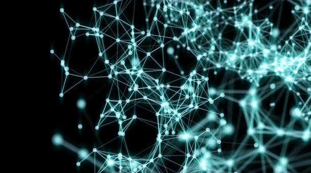 istock Electric plexus modern cold blue futuristic virtual technology background, Telecomunications concept, Network net digitally generated image. 898250458
