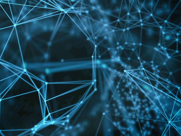 istock Electric plexus modern cold blue futuristic virtual technology background, Telecomunications concept, Network net digitally generated image. 898250804