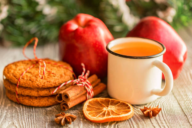 istock Cosy winter still-life and window. Xmas background 898253672